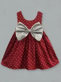 Girls Printed Empire Dress