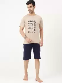 Men Printed Night suit