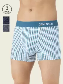 Men Pack Of 3 Printed Trunks