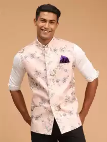 Men Solid Nehru Jacket