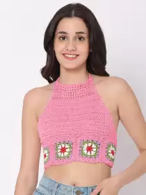 Women Self-Design Swim Tops