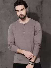 Henley Neck T-shirt