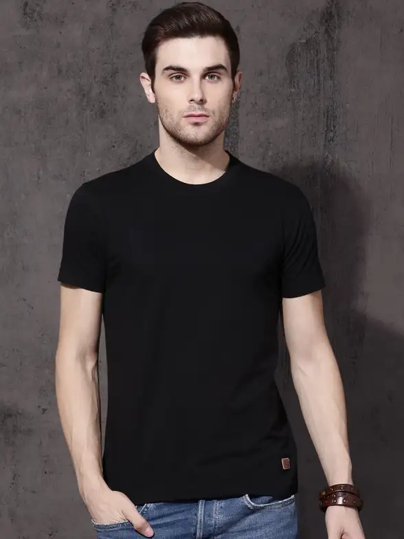 Men Cotton Pure Cotton T-shirt image