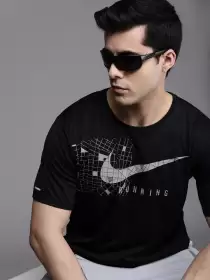 Men Brand Logo Printed T-shirt