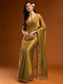 83% Off Stone Work Saree Online – Elegant Kasee Beads & Stones Saree