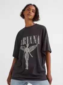 Women Long Printed T-shirt
