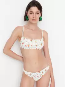 Women Printed Swim Bottom