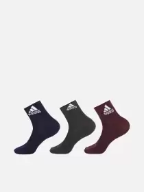 Men Pack Of 3 Solid Socks