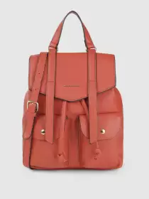 Women Solid Backpack