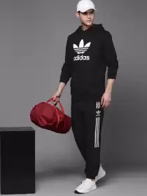 Men Solid Lock Up Joggers