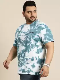 Plus Size Dyed Cotton T-shirt