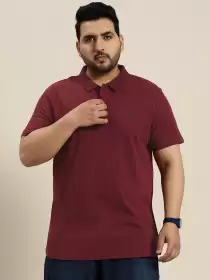 Plus Size Cotton Polo T-shirt