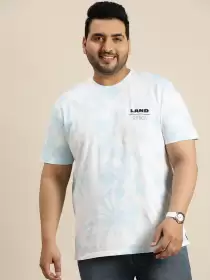 Plus Size Dyed Cotton T-shirt