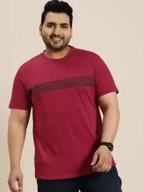 Plus Size Striped T-shirt
