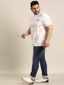 Plus Size Dyed Cotton T-shirt