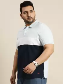 Plus Size Polo Collar T-shirt