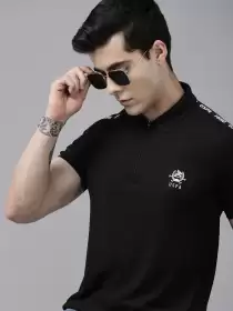 Men Polo Collar T-shirt