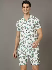 Men Printed Nightsuit