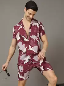 Men Printed Nightsuit