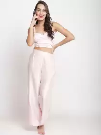 Women Solid Swimwear Set