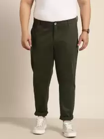 Plus Size Men Knitted Trousers