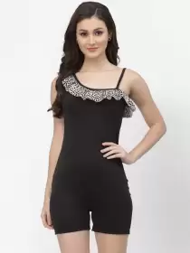 Women One Shoulder Pantsuit