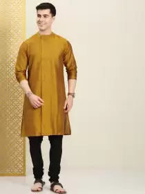 Men Woven Design Rozana Kurta