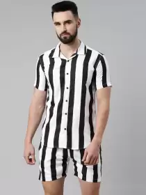 Men Striped Night suit