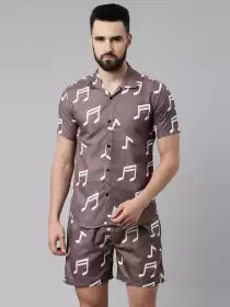 Men Printed Night suit