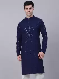 Men Ethnic Motifs Cotton Kurta