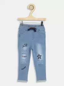 Boys Slim Fit High-Rise Jeans