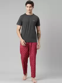 Men Pure Cotton Night suit