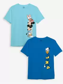 Kids Pack of 2 Cotton T-shirt