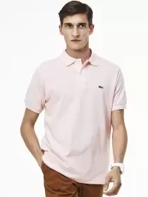 Solid Polo Collar T-shirt