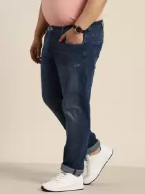 Plus Size Tapered Fit Jeans