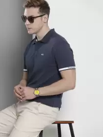 Men Polo Collar T-shirt