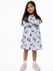 Girls Cotton Jersey Dress