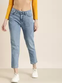 Tapered Fit High-Rise Jeans