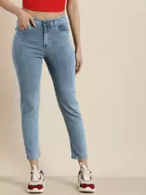 Women Slim High-Rise Jeans
