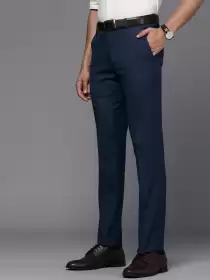 Men Slim Fit Formal Trousers