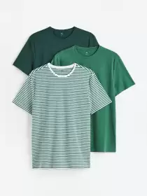 Men 3-Pack Slim Fit T-Shirts