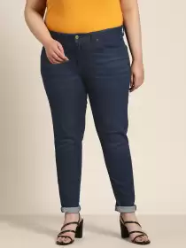 Women Plus Size Skinny Jeans