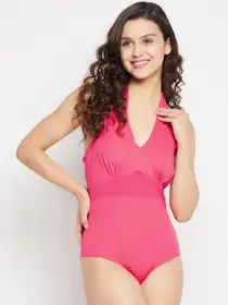 Women Halter Neck One-Piece Swimsuit