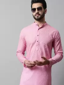 Men Pure Cotton Kurta
