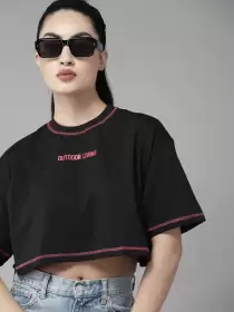 Cotton Boxy Super Crop T-shirt