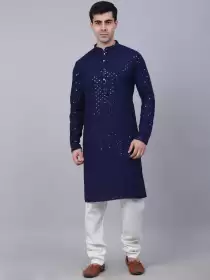 Men Pure Cotton Kurta Sets