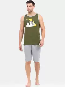 Men Pure Cotton Night suit