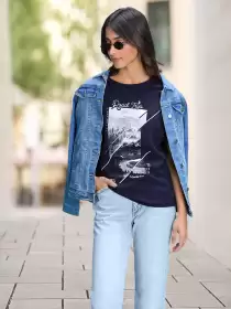 Printed Round Neck T-shirt