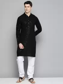 Men Embroidered Kurta with Pyjamas