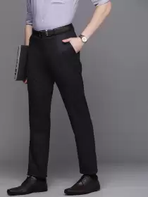 Men Slim Fit Formal Trousers